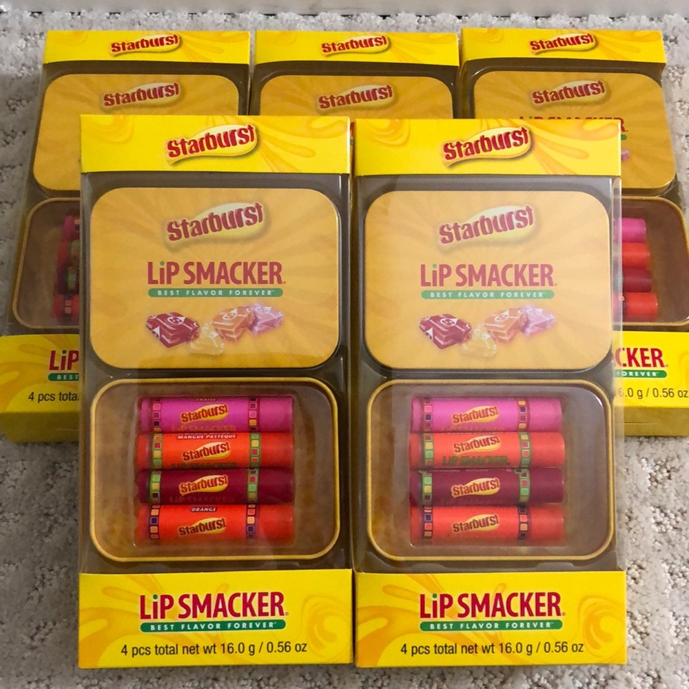 5 Starburst Lip Smackers Stocking Stuffers Set